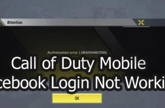 Call of Duty Mobile Facebook Login Not Working