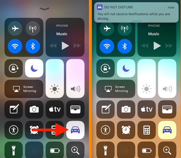 Disable Driving Mode on iPhone